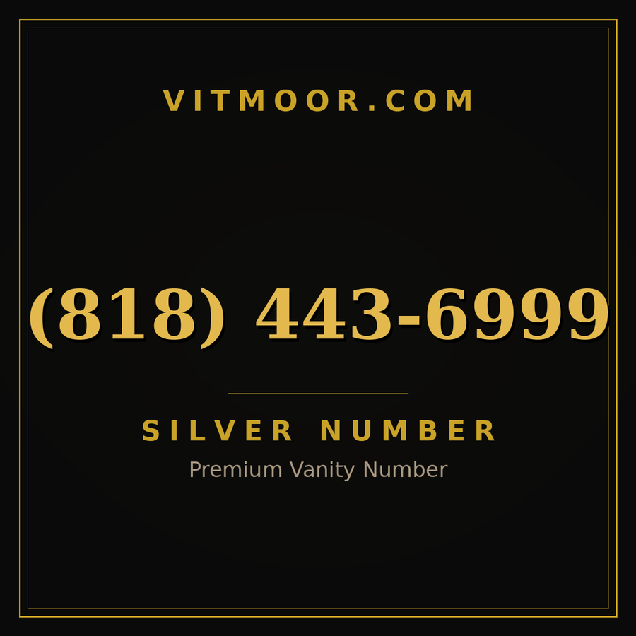 VITMOOR Silver premium number (818) 443-6999