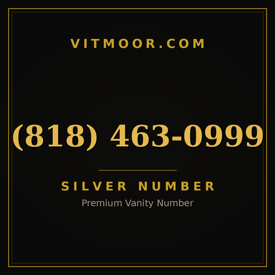 VITMOOR Silver premium number (818) 463-0999
