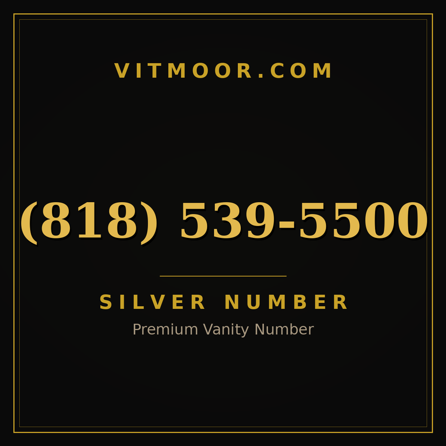 VITMOOR Silver premium number (818) 539-5500