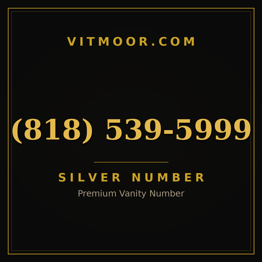 VITMOOR Silver premium number (818) 539-5999