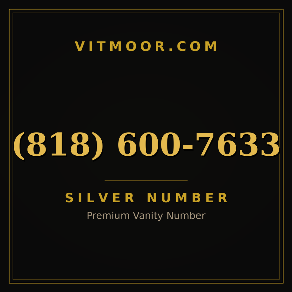 818 600-7633