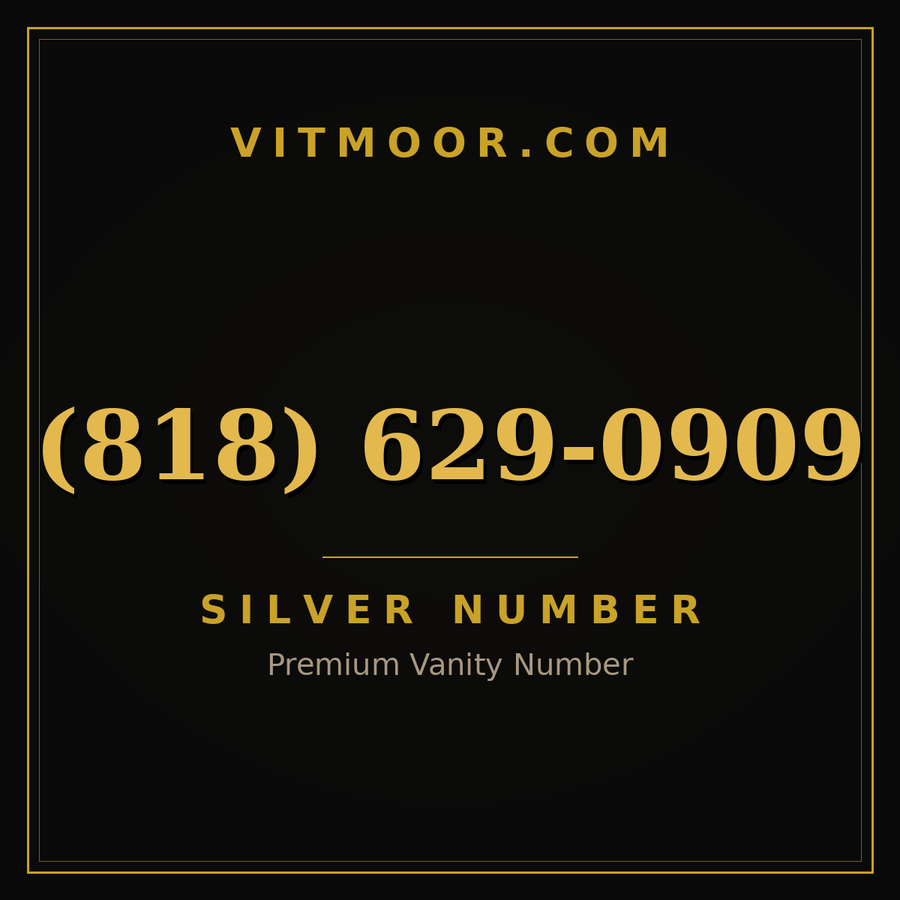 VITMOOR Silver premium number (818) 629-0909