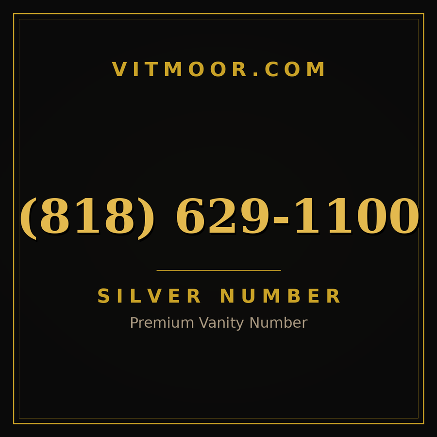 VITMOOR Silver premium number (818) 629-1100