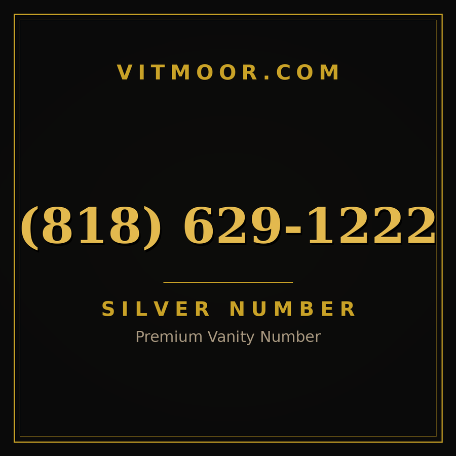 VITMOOR Silver premium number (818) 629-1222