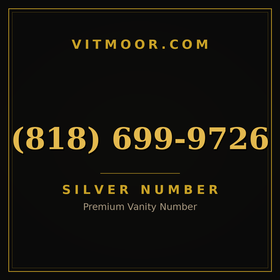 VITMOOR Silver premium number (818) 699-9726