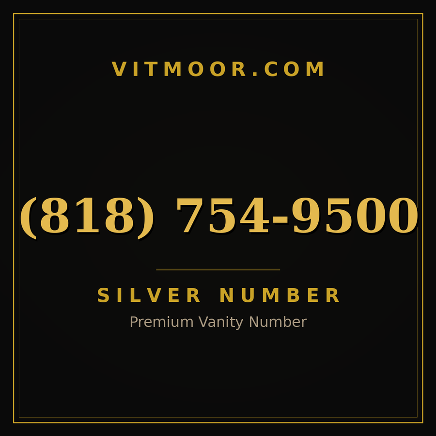 VITMOOR Silver premium number (818) 754-9500