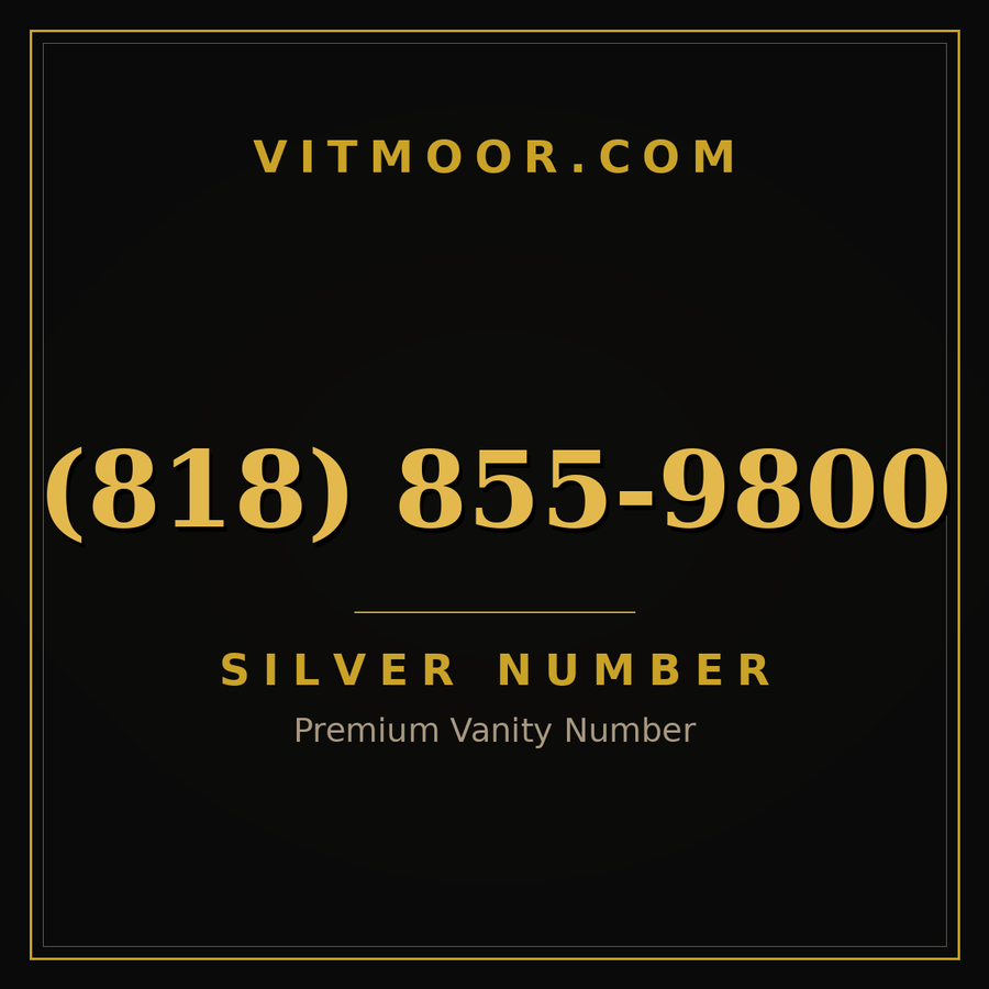 VITMOOR Silver premium number (818) 855-9800