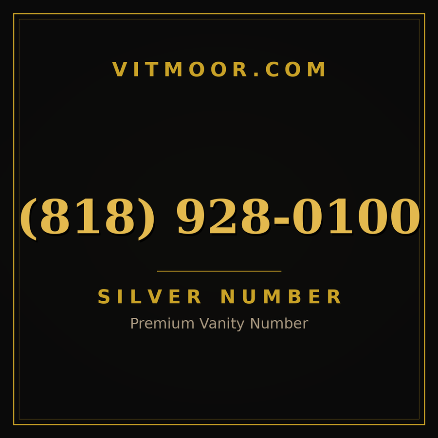 VITMOOR Silver premium number (818) 928-0100