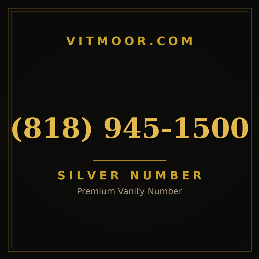 VITMOOR Silver premium number (818) 945-1500