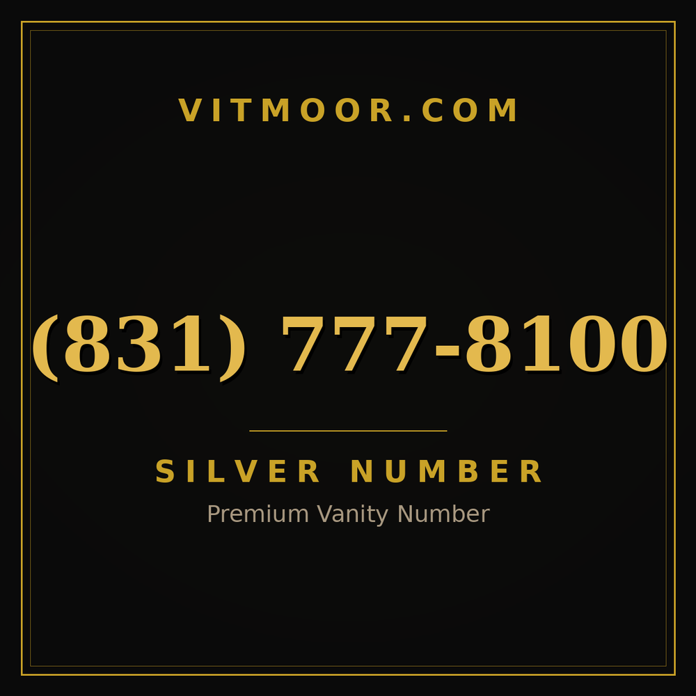 831 777-8100