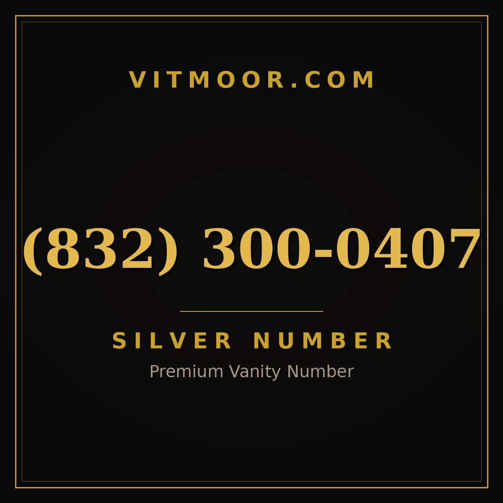 832 300-0407