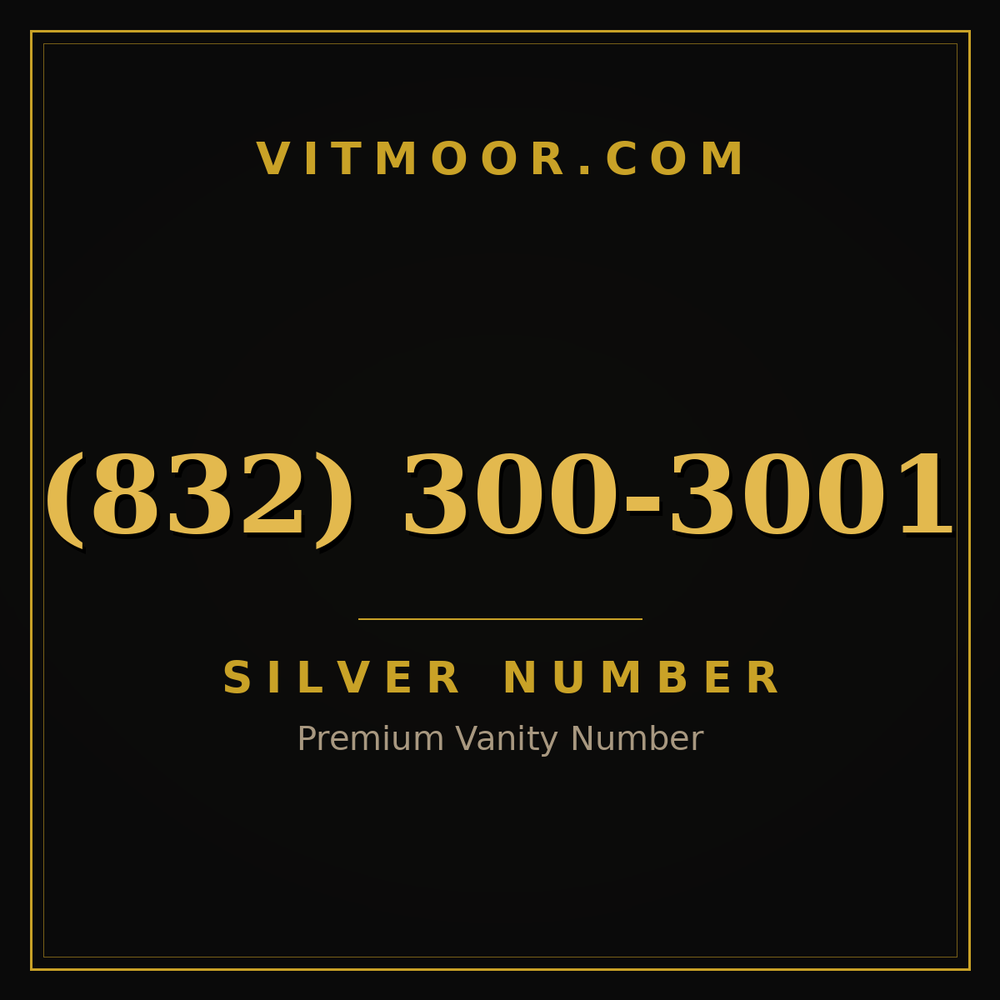 832 300-3001