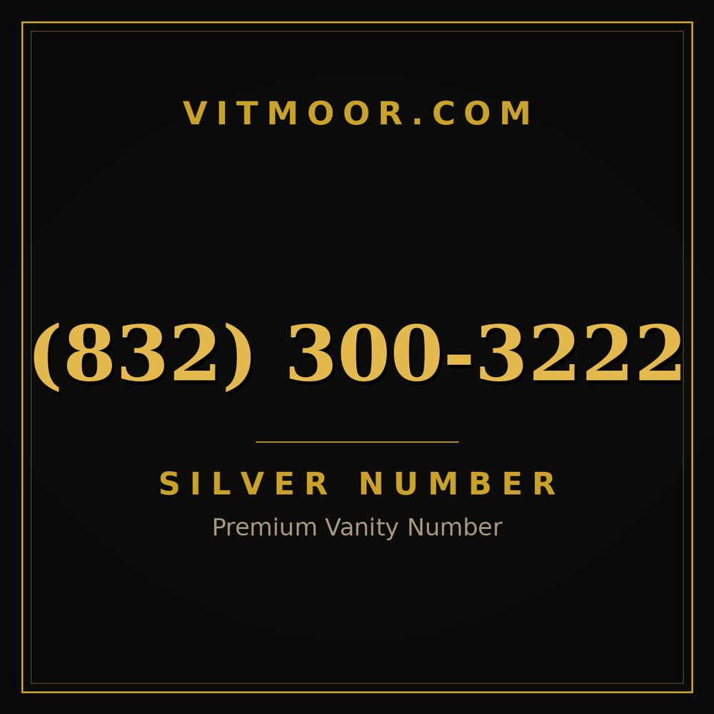 832 300-3222