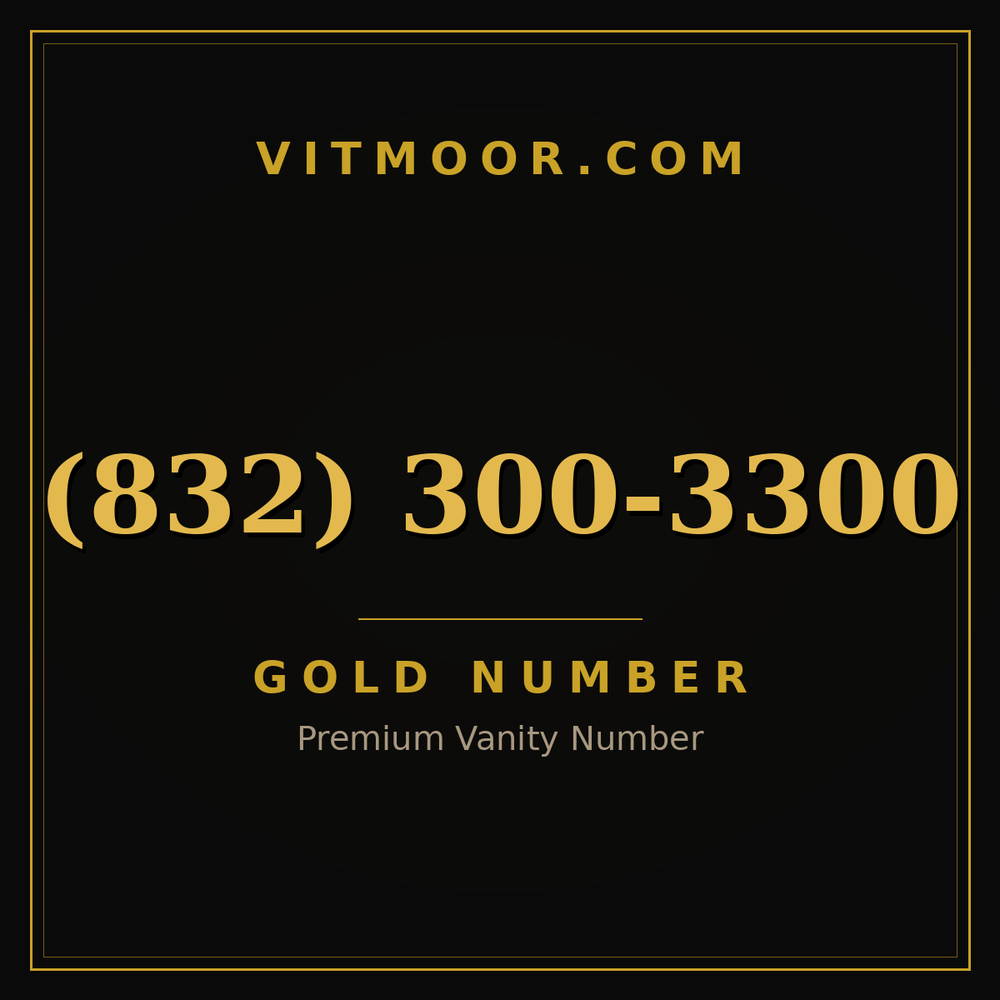 832 300-3300