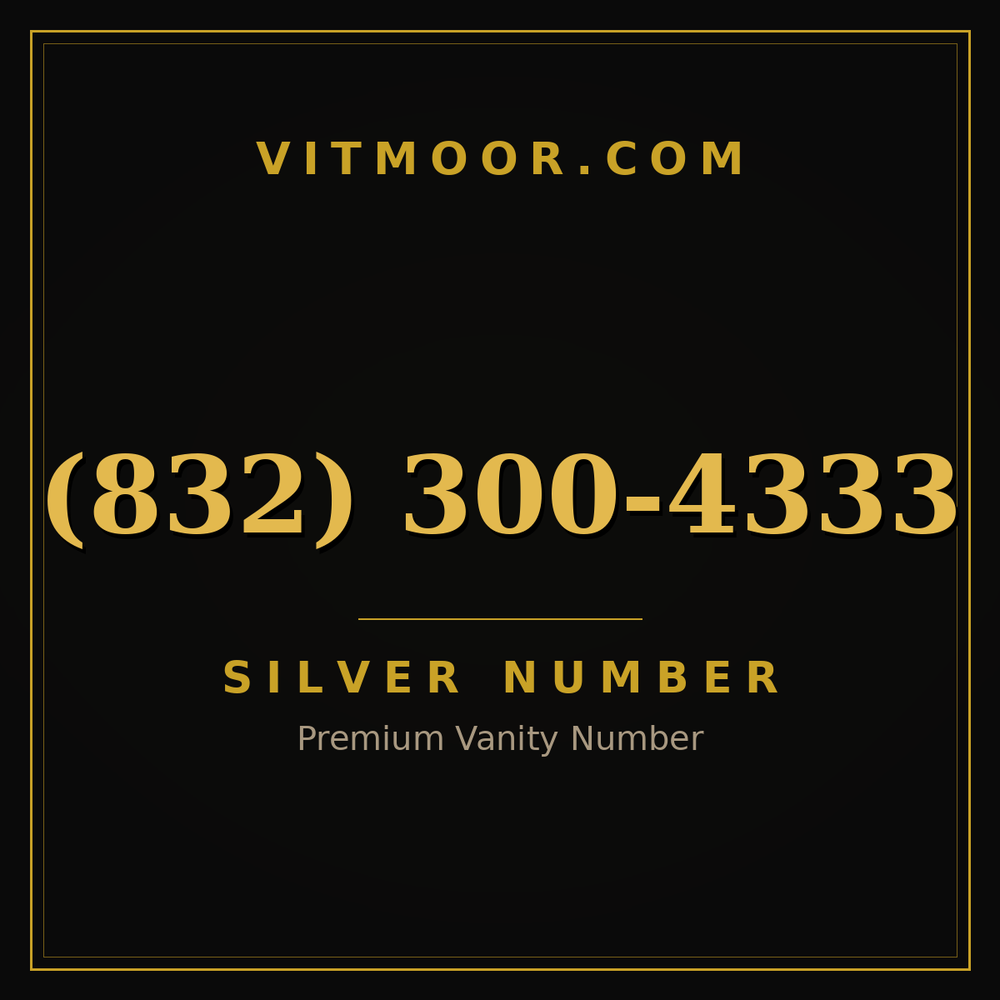 832 300-4333