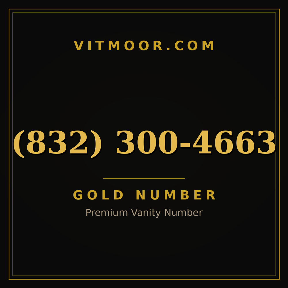 832 300-4663