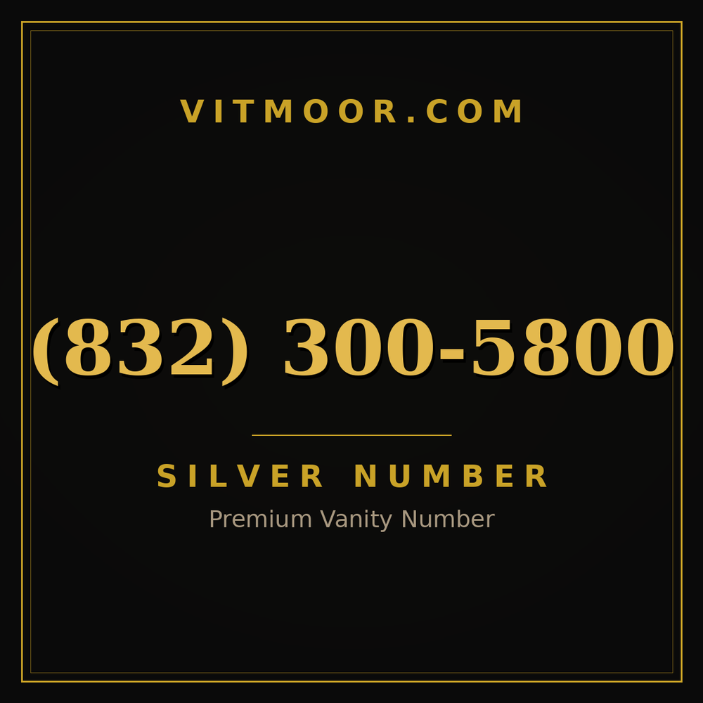 832 300-5800