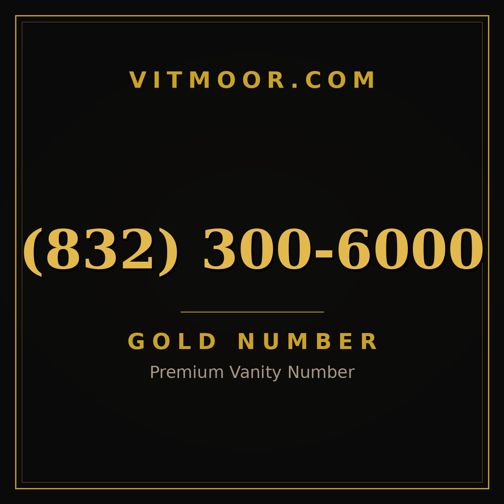 832 300-6000