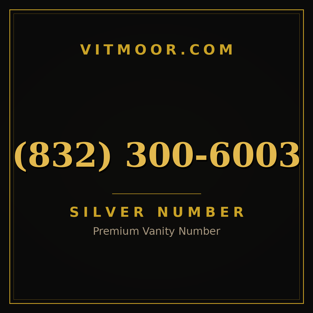 832 300-6003