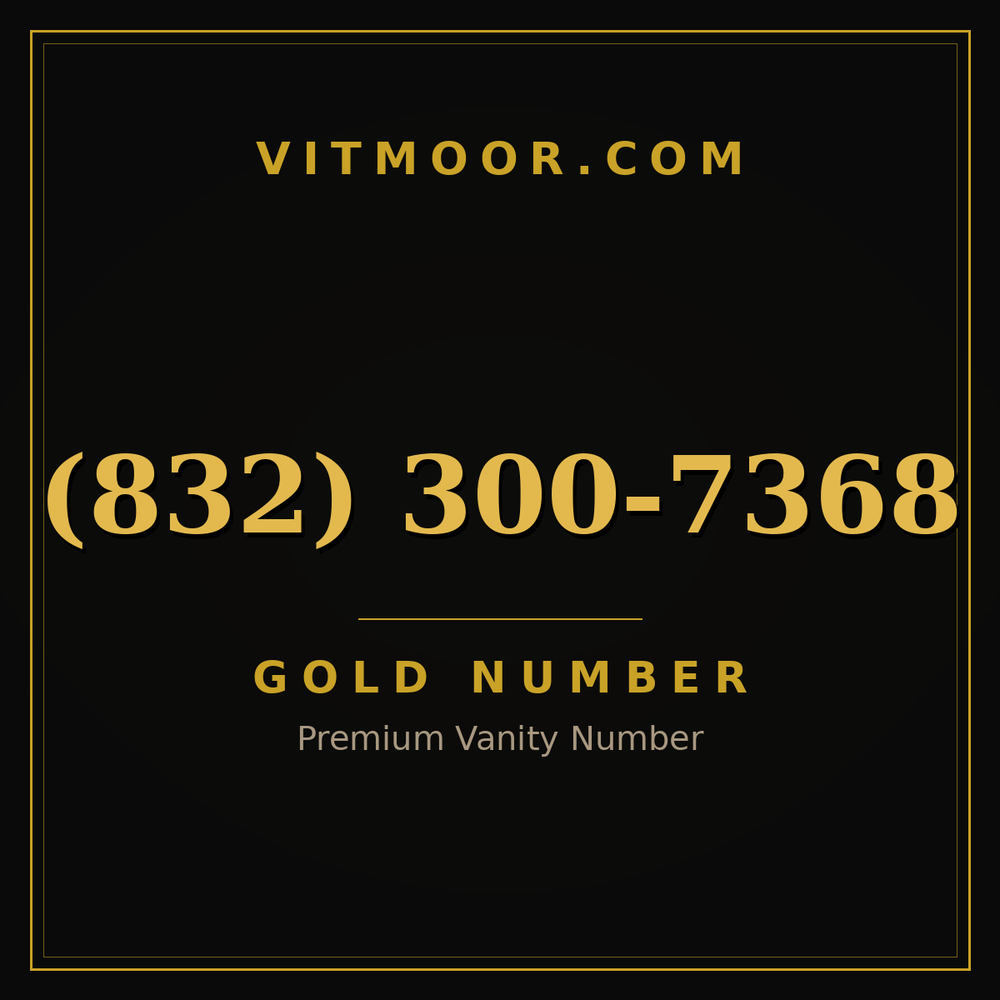 832 300-7368