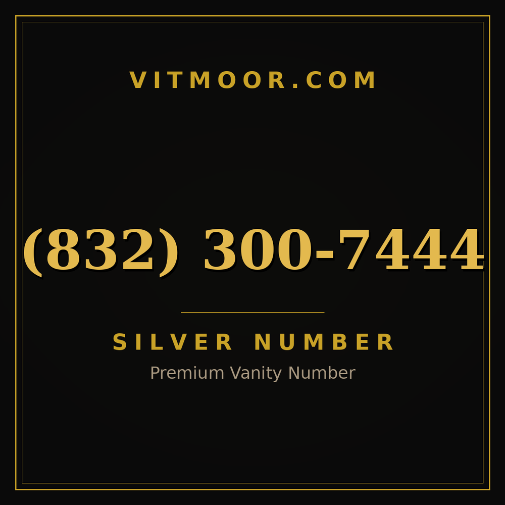 832 300-7444