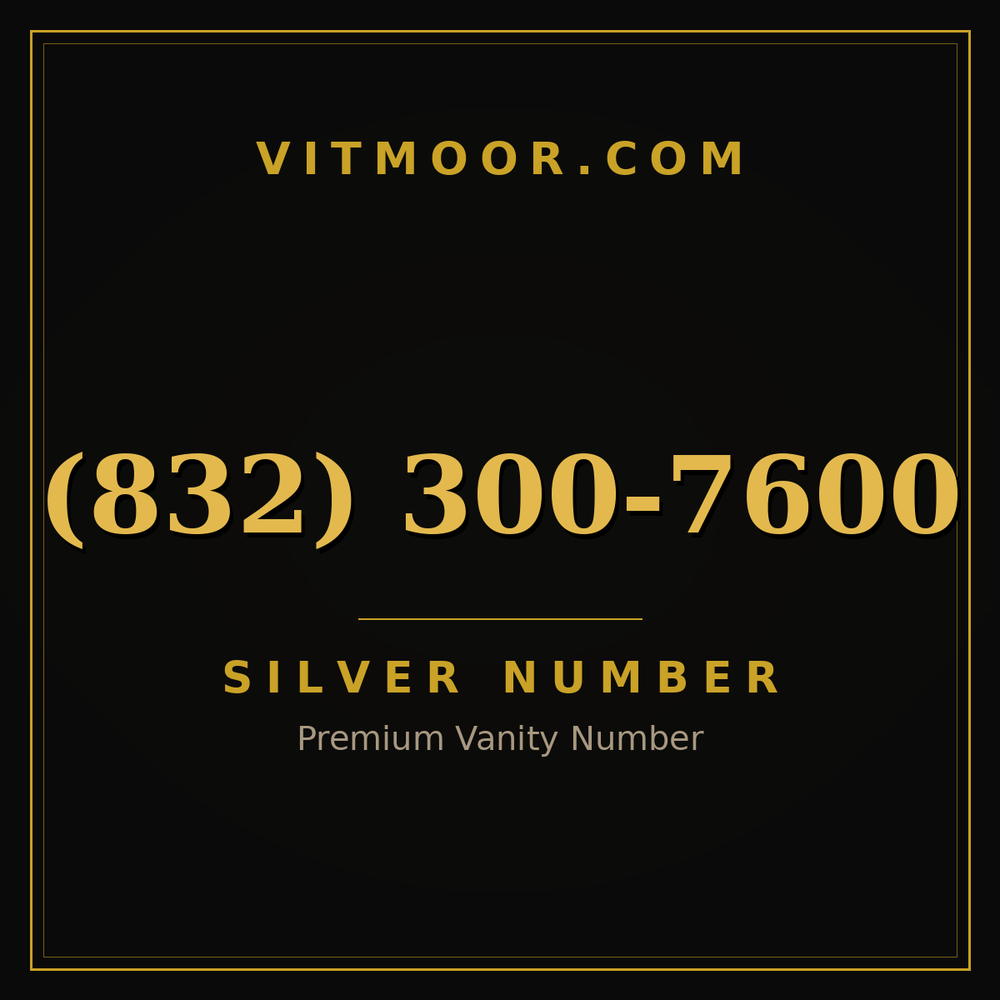 832 300-7600