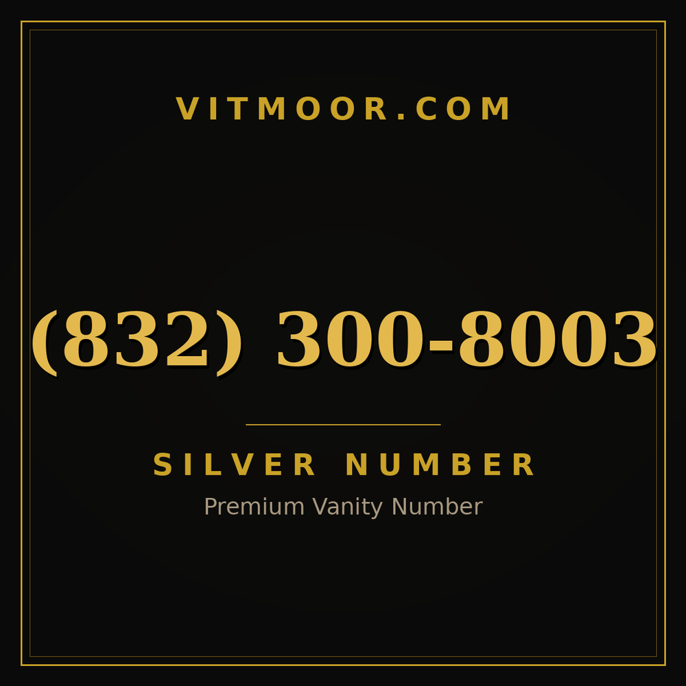 832 300-8003