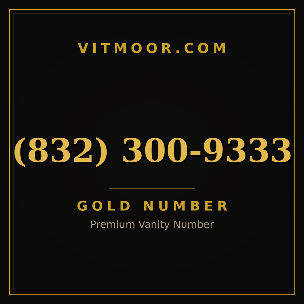 832 300-9333