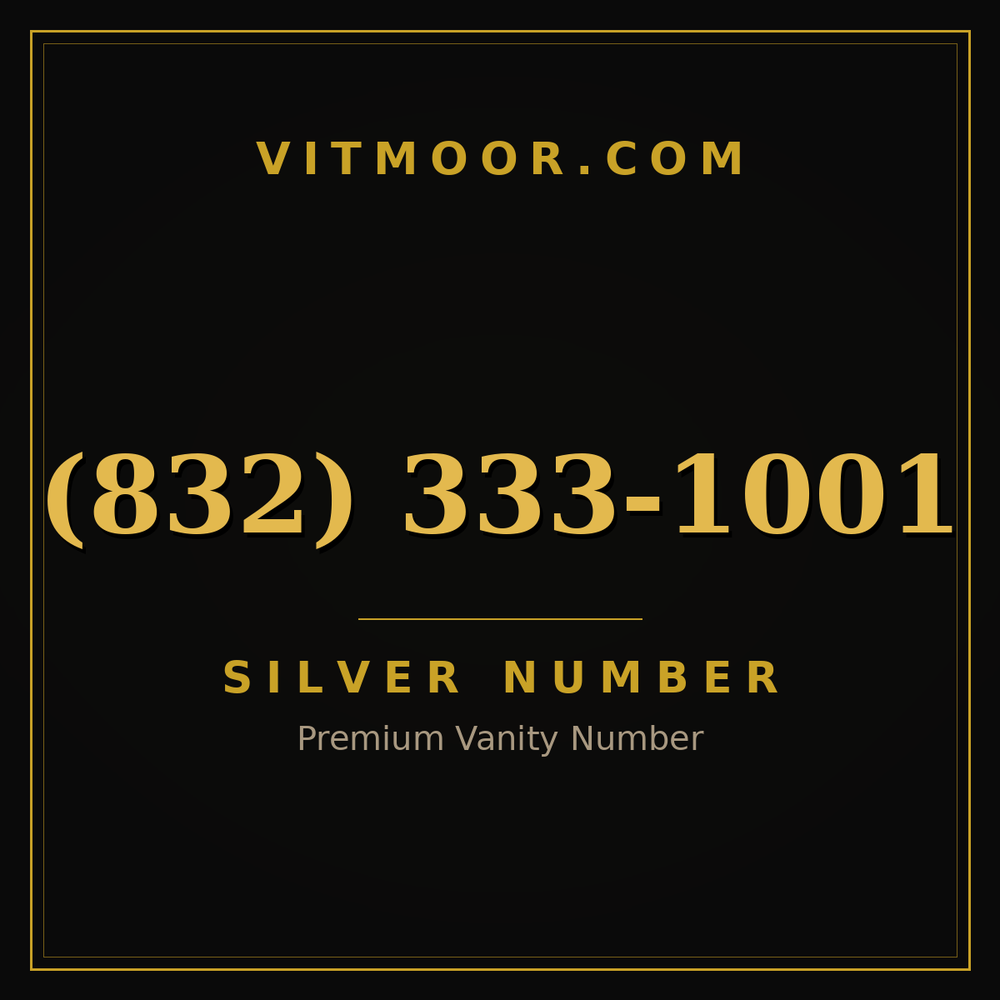 832 333-1001