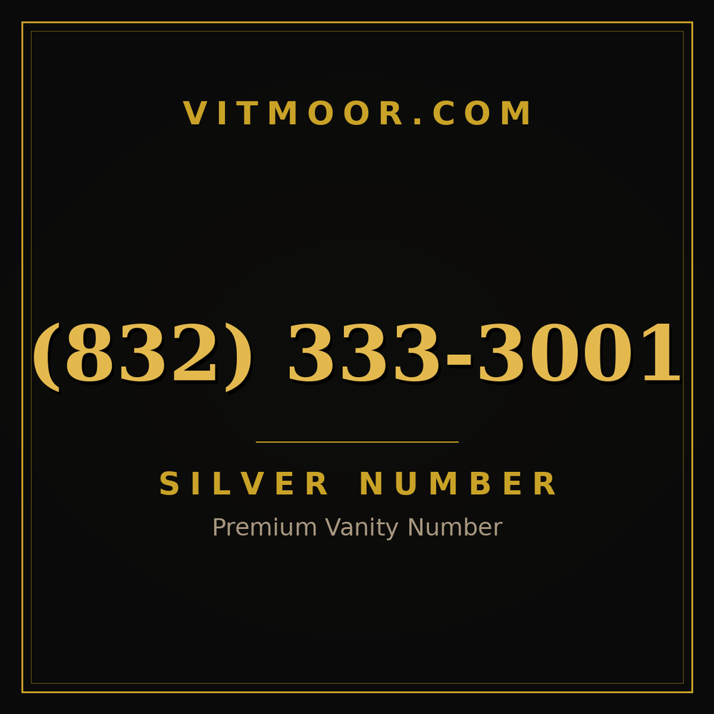 832 333-3001