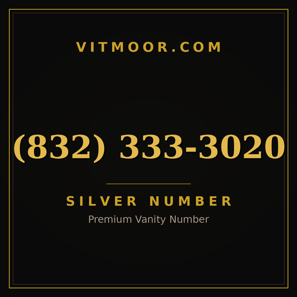 832 333-3020
