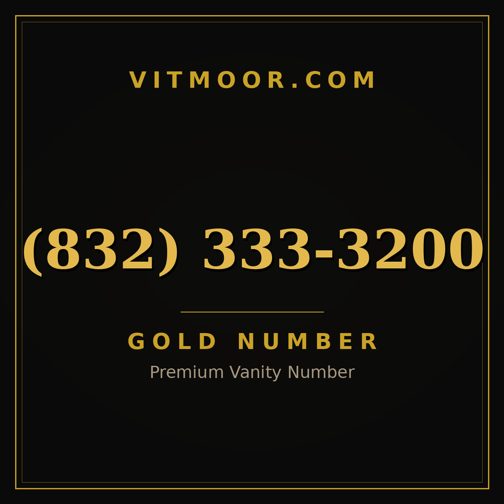 832 333-3200