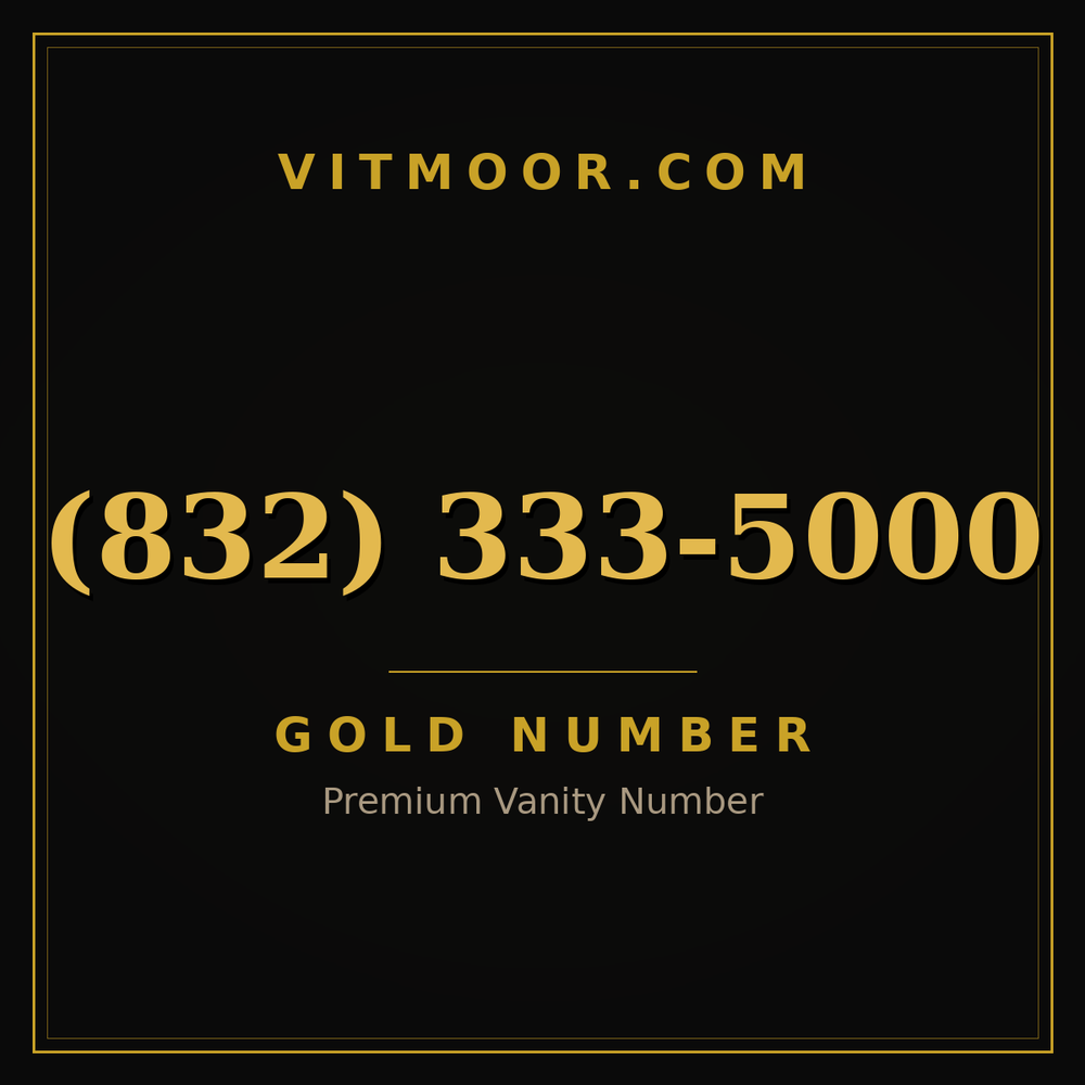 832 333-5000