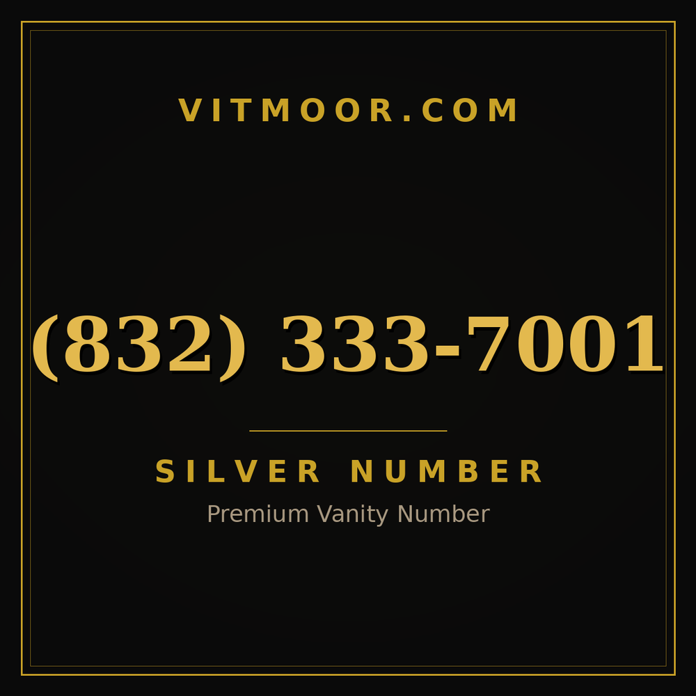 832 333-7001