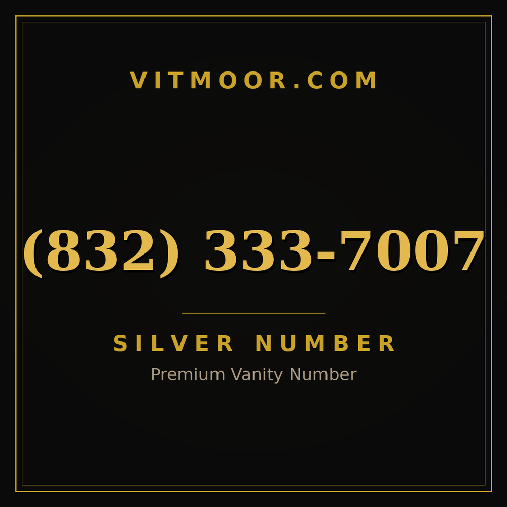 832 333-7007