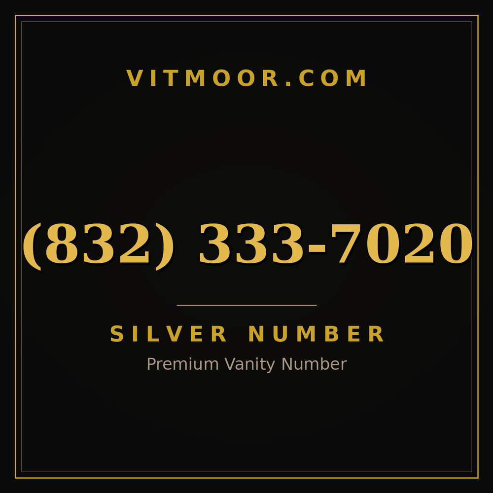 832 333-7020