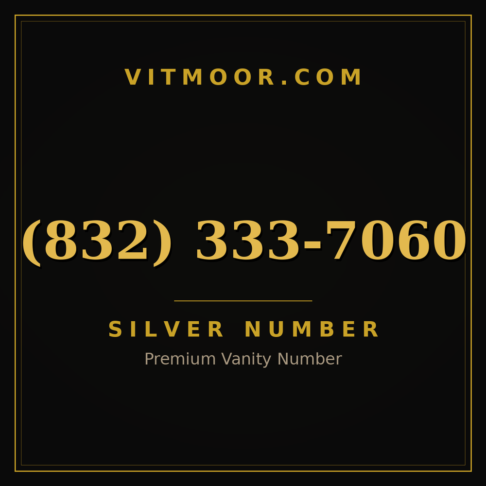 832 333-7060