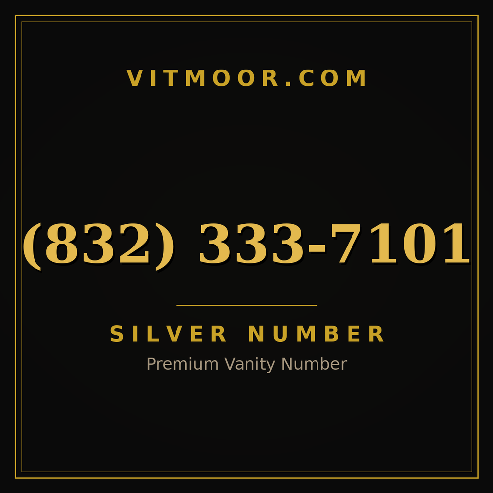 832 333-7101