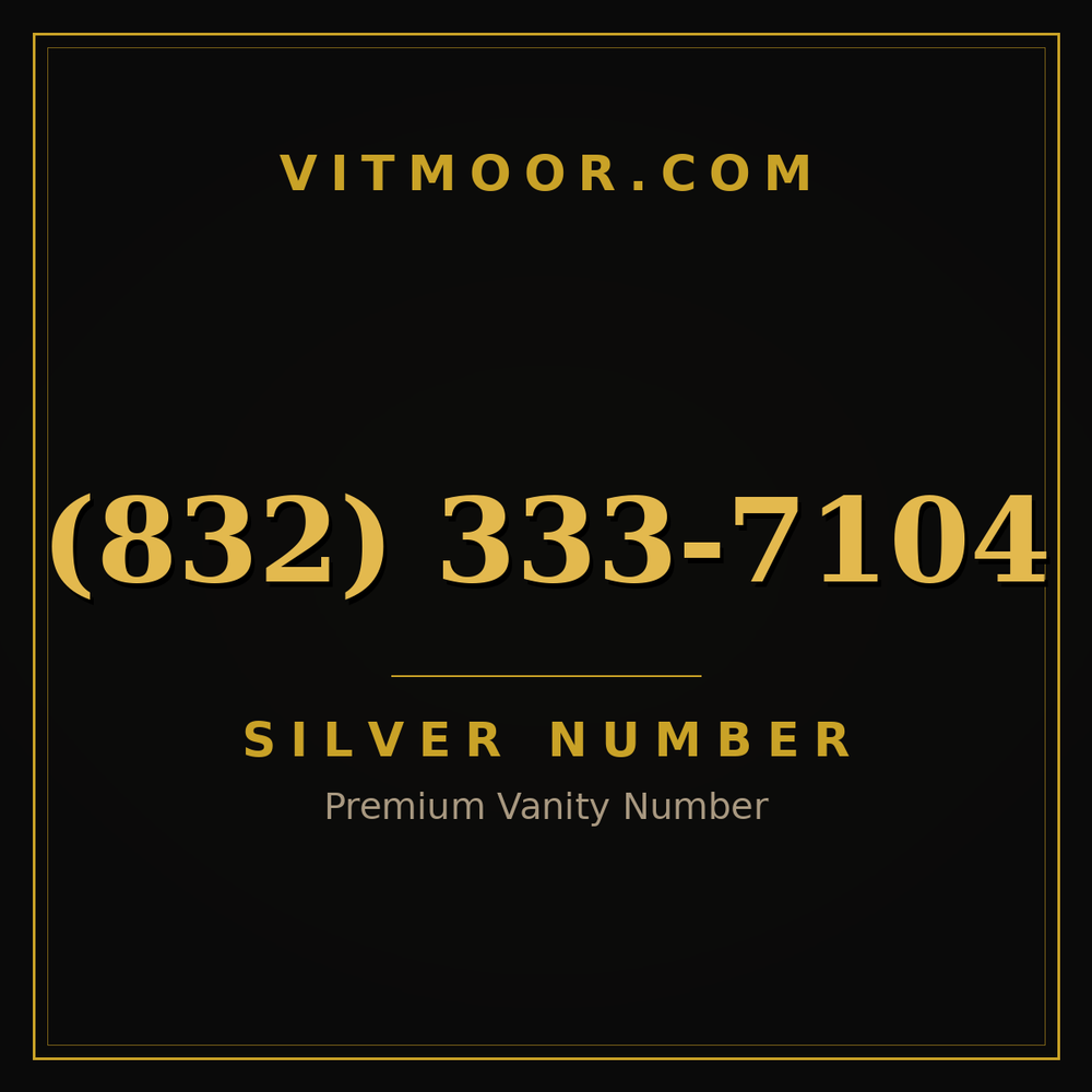 832 333-7104