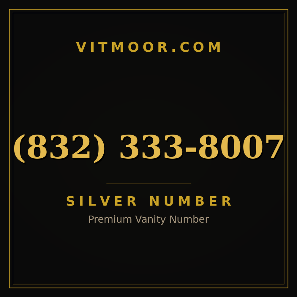 832 333-8007