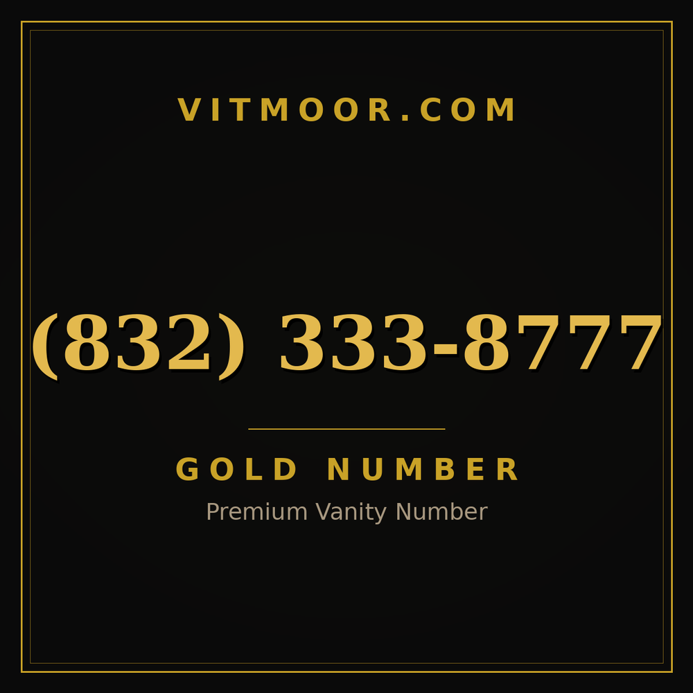 832 333-8777