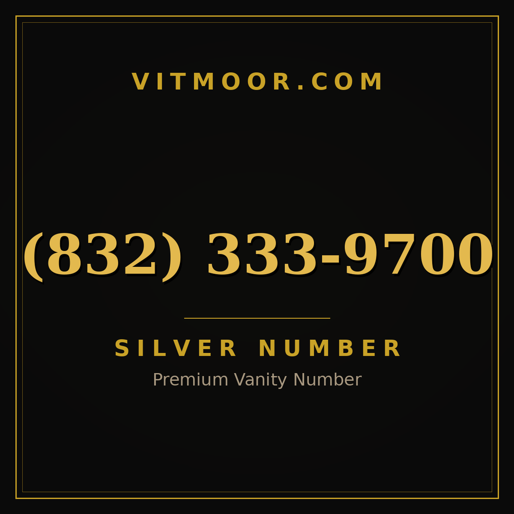 832 333-9700