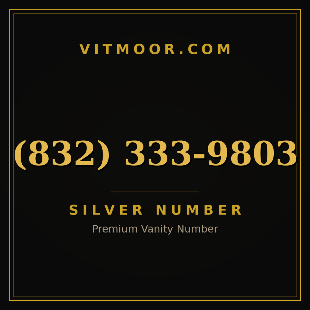 832 333-9803