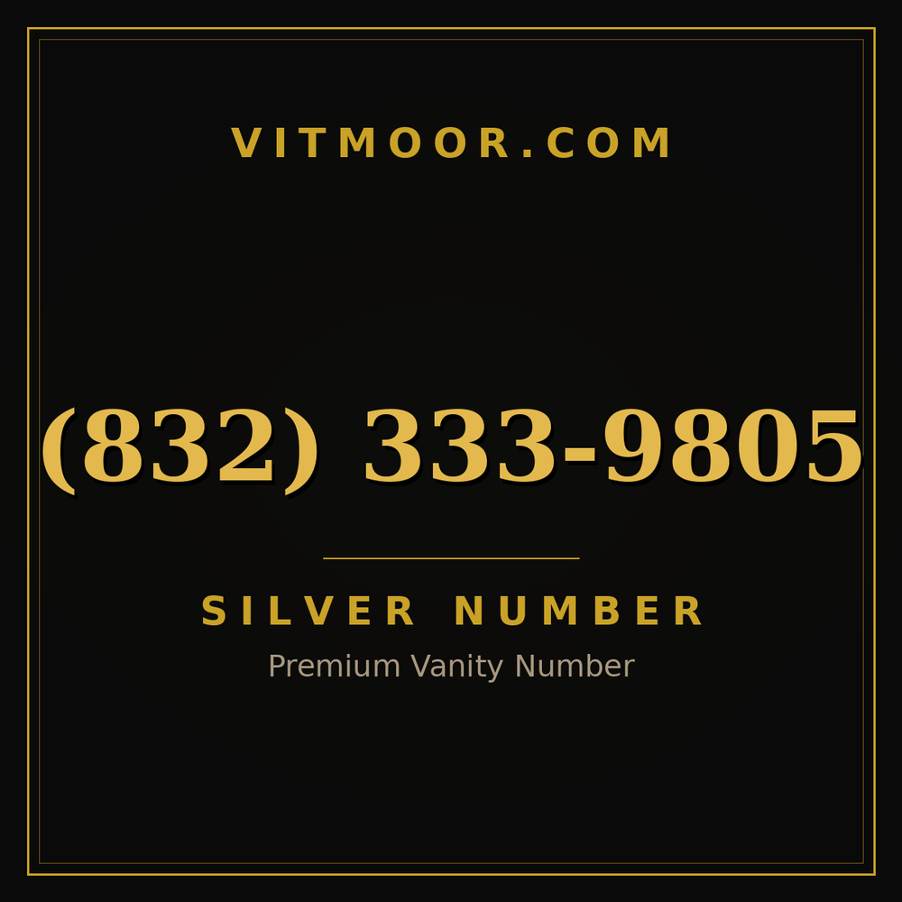832 333-9805