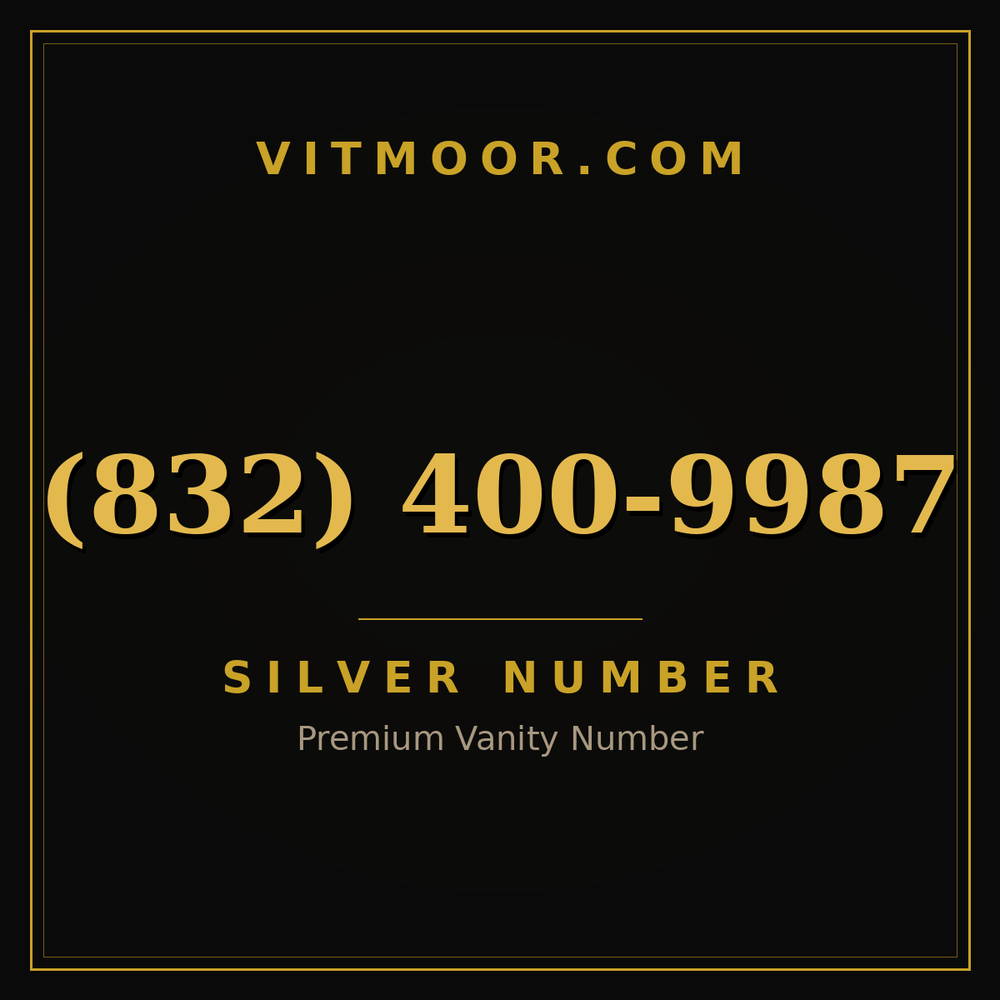 832 400-9987