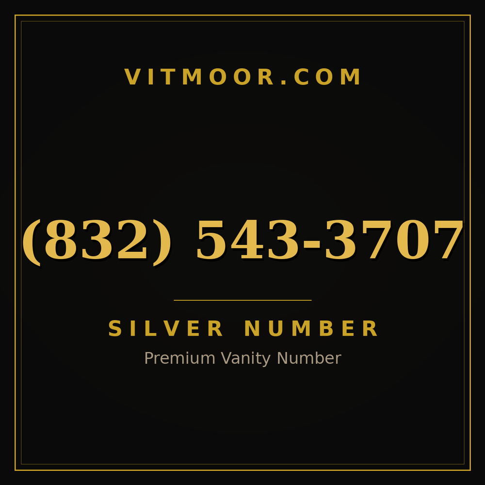 832 543-3707