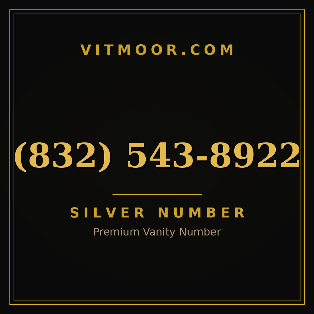 832 543-8922