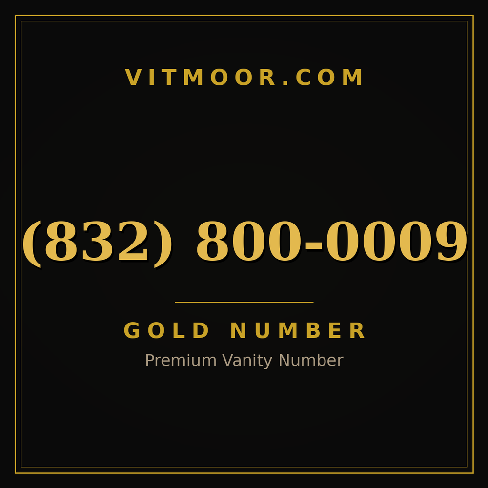 832 800-0009