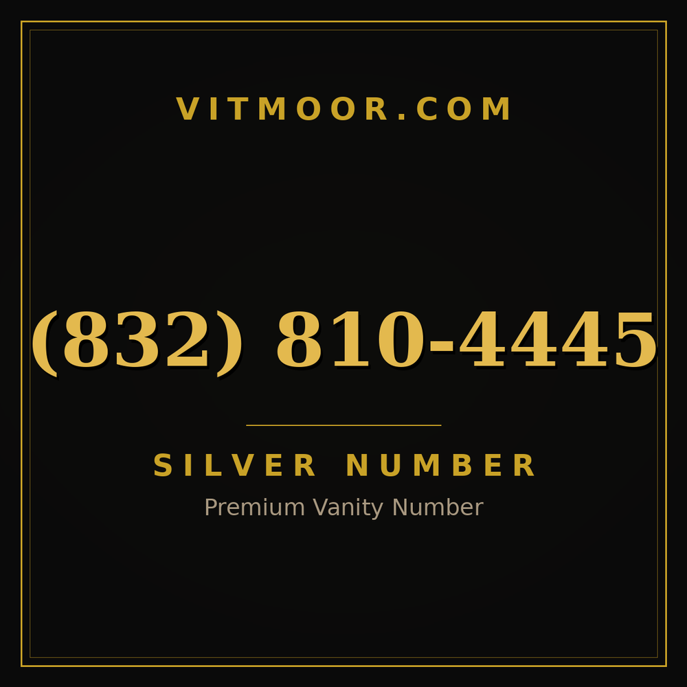 832 810-4445