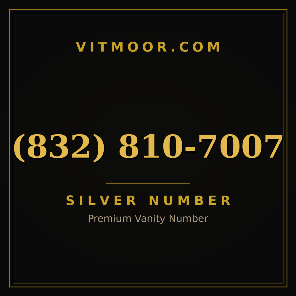 832 810-7007